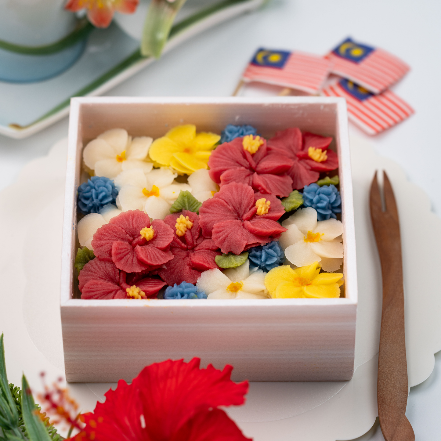 [17th Aug Workshop] Flower BOX & Matcha Latte