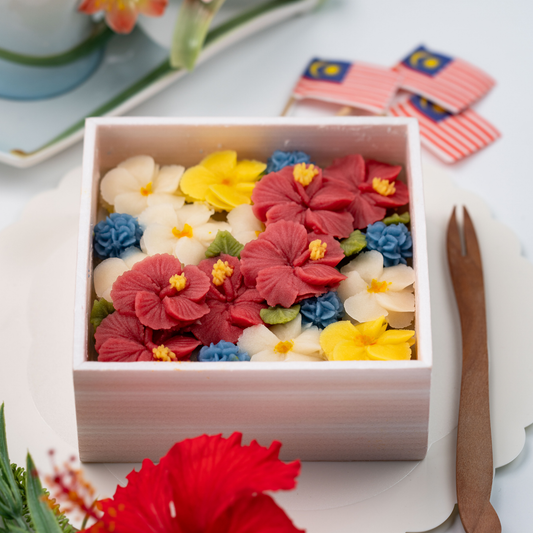 [7th Sep Workshop] Malaysia National day Flower BOX